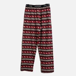 Little Blue House Moose Print Pajama Bottoms